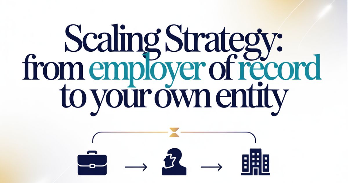 Employer of Record to Your Own Entity