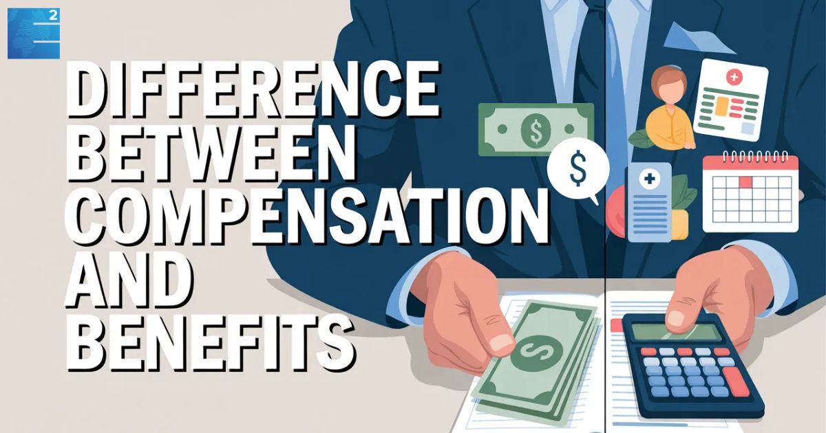 Difference between compensation & benefits